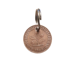 1 Pfennig BRD Schlüsselanhänger - 1966