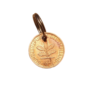 1 Pfennig BRD Schlüsselanhänger - 1974