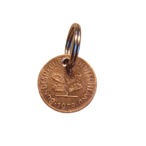 1 Pfennig BRD Schlüsselanhänger - 1978