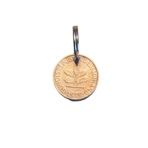 1 Pfennig BRD Schlüsselanhänger - 1979