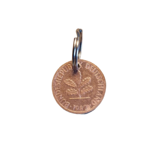 1 Pfennig BRD Schlüsselanhänger - 1982