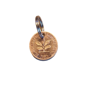1 Pfennig BRD Schlüsselanhänger - 1983