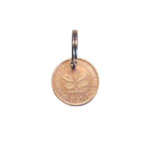 1 Pfennig BRD Schlüsselanhänger - 1987
