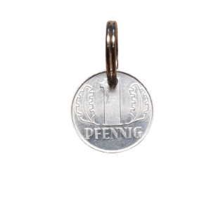 1 Pfennig DDR Schlüsselanhänger