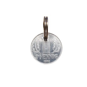 1 Pfennig DDR Schlüsselanhänger - 1975