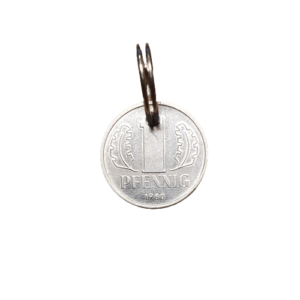 1 Pfennig DDR Schlüsselanhänger - 1980