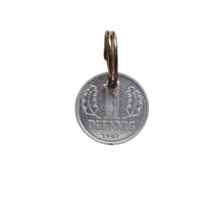 1 Pfennig DDR Schlüsselanhänger - 1987